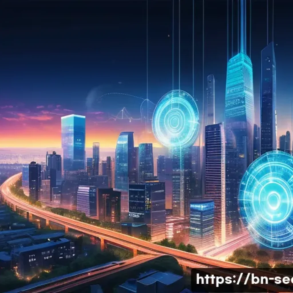 정보보안학 보안 프로젝트 - **Prompt 1: Digital Life Under a Protective AI Shield**
    Visualize a vibrant, sprawling cityscape...